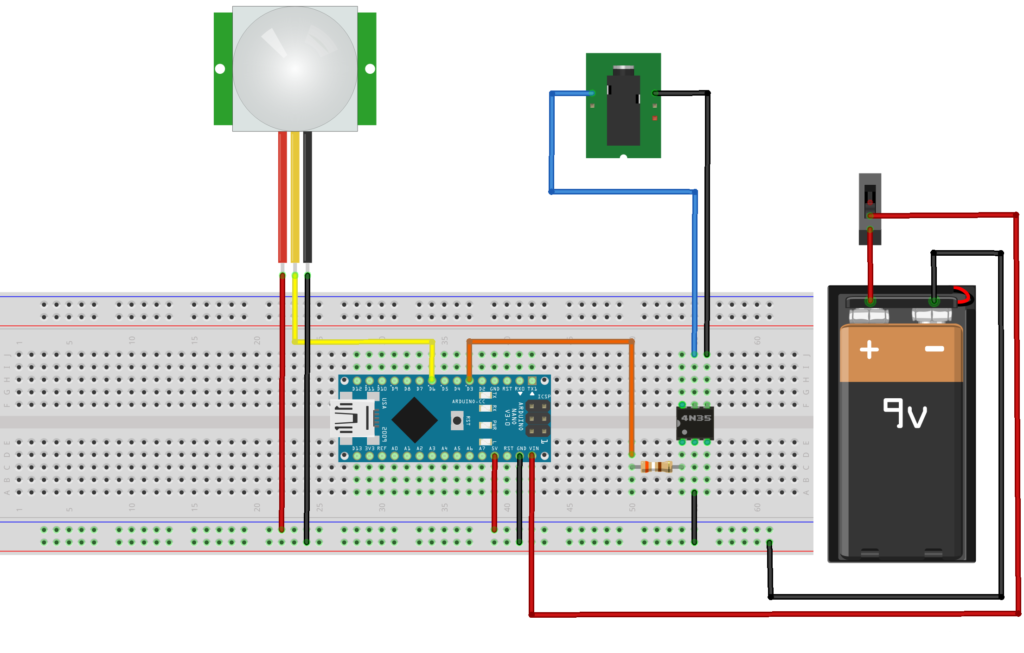 DIY PIR Camera Trigger