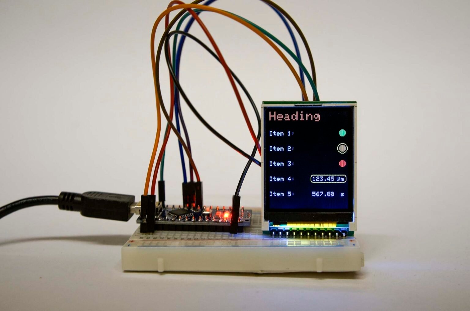 Using the ST7735 TFT Display with the Arduino Nano